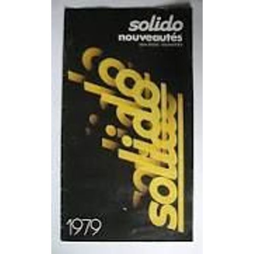 Catalogue Nouveautés Solido 1979-Solido