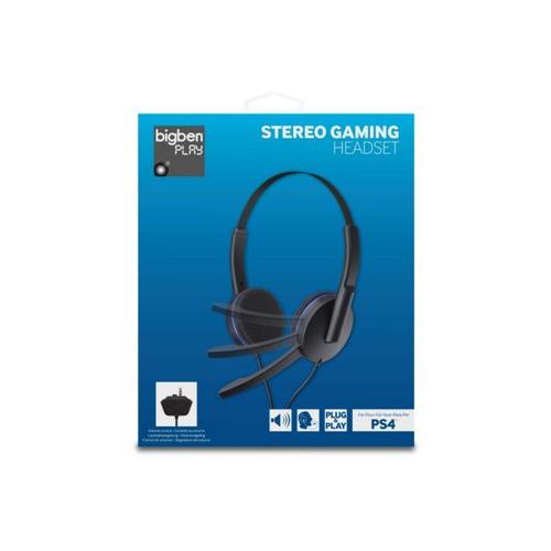 Bigben Casque gamer Stereo Gaming PS4