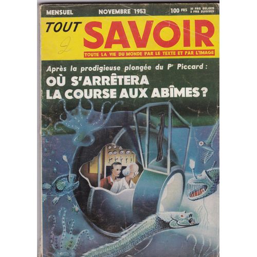 Tout Savoir  N°6 Novembre 1953 6 