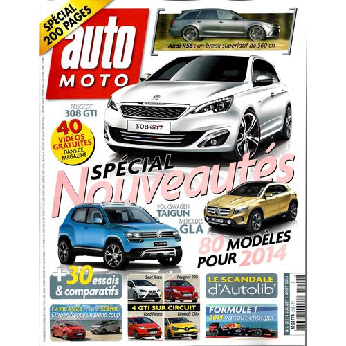 Auto Moto N°212: Special Nouveautes/ Audi Rs6/ Autolib'/ C4 Picasso/ Renault Scenic/ Audi Rs6/ Focus