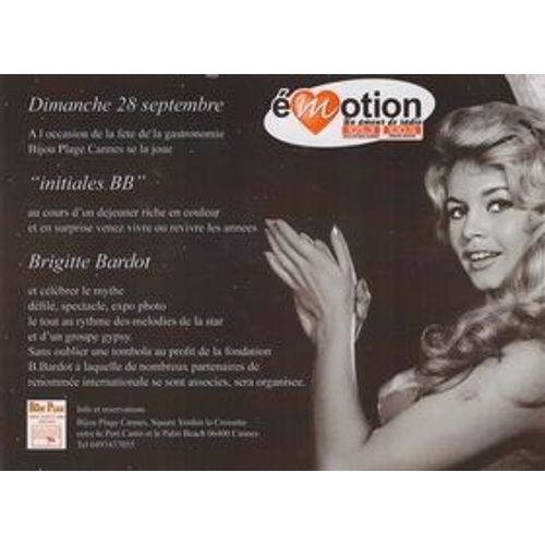 Carton Soirée Initiales Bb Du 28 09 2014 