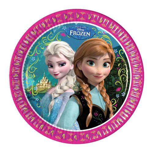 8 Assiettes Reine Des Neiges
