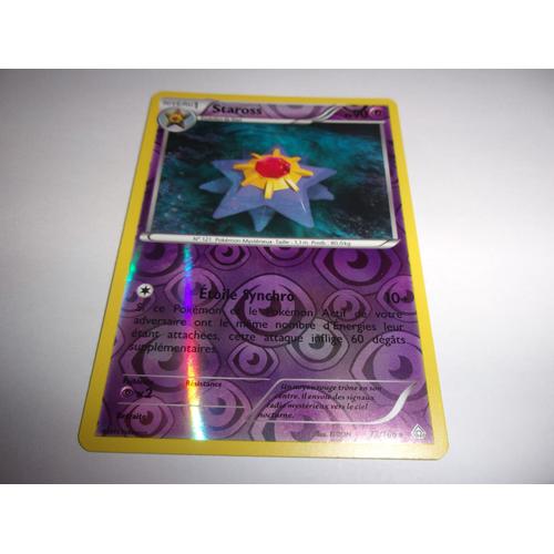 Staross 73/160 Rare Reverse Francaise Primo Choc Carte Pokemon
