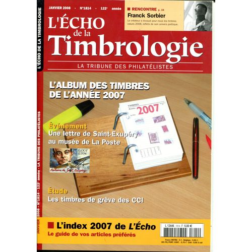 L'écho De La Timbrologie   N° 1814 : L'album Des Timbres De L'année 2007
