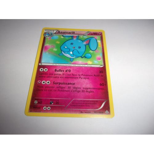 Carte Pokemon Francaise Rare Primo Choc Azumarill 103/160