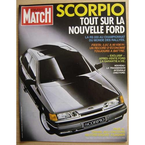 Publicité Papier - Voitures Ford 85, Rs 200, Scopio, Fiesta, Escort, Sierra, Orion, Transit De 1985                           