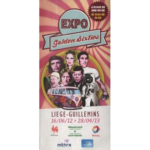 Flyer Exposition Golden Sixties Brigitte Bardot (Belgique)