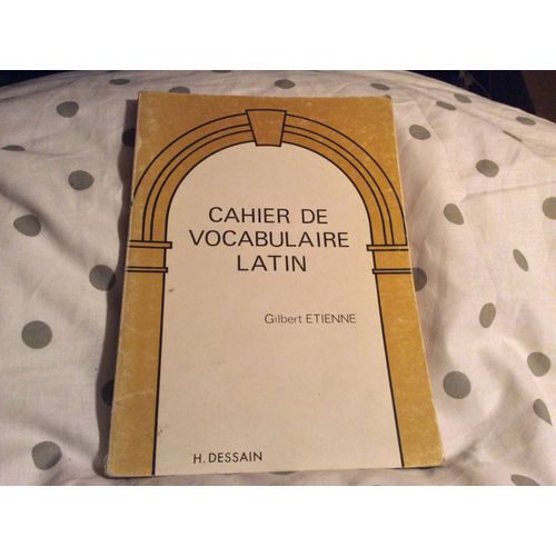 Cahier De Vocabulaire Latin
