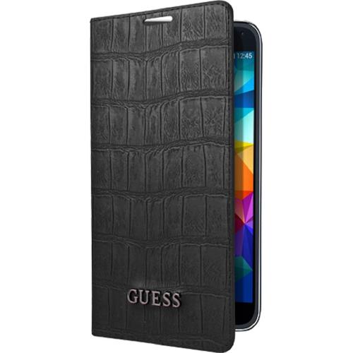 Etui Folio Guess Croco Noir Pour Samsung Galaxy S5 G900