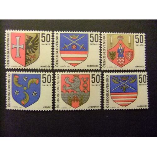 Tchécoslovaquie- 1969 -Yvert & Tellier Nº 1750 /55 ** Mnh