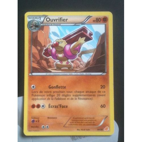 Carte Pokemon Ouvrifier 80 Pv 14/30