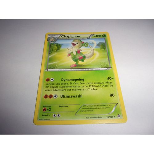 Chapignon 16/160 Rare Primo Choc Non-Holo Carte Pokemon Francaise