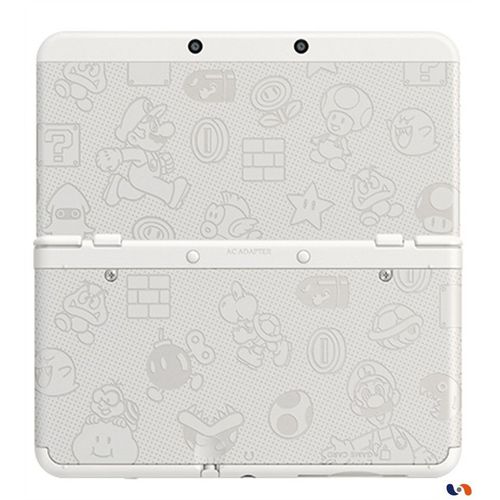 Coque Super Mario Blanche Pour Console New Nintendo 3ds