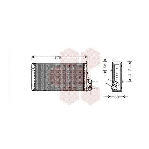 Radiateur Chauffage Pour Renault Master Version :  De 1998 À 2003