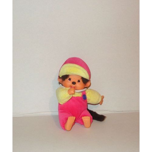 Kiki Bebe Fille Avec Casquette Et Pouet Pouet Au Ventre Peluche Doudou Ajena Kiki Le Vrai 18cm Rakuten