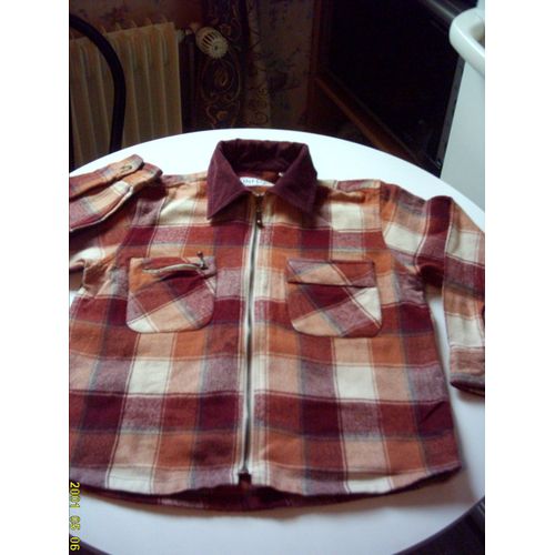 Chemise Veste Garçon 8 Ans, En Rouge, Orange, Blanc...