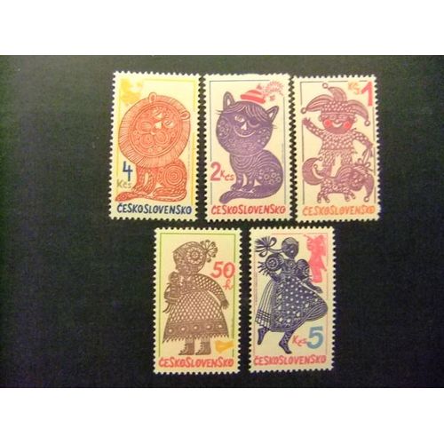 Checoslovaquia -Tchécoslovaquie- 1980 -Yvert & Tellier Nº 2404 / 08 ** Mnh