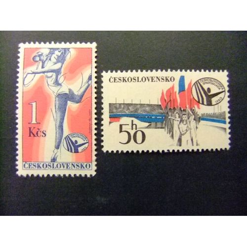 Checoslovaquia -Tchécoslovaquie- 1980 -Yvert & Tellier Nº 2398 / 99 ** Mnh