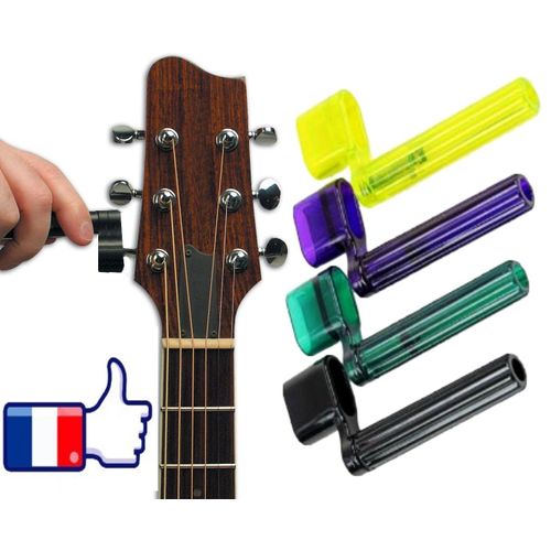 Enrouleur Accordeur Cordes Guitare String Peg Winder Plastique 10cm