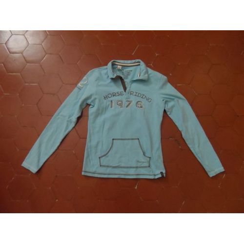 Polo D'équitation Bleu Fouganza