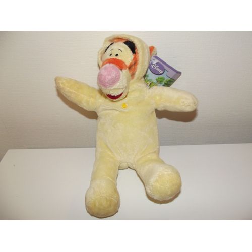 Doudou Tigrou En Pyjama Jaune Disney