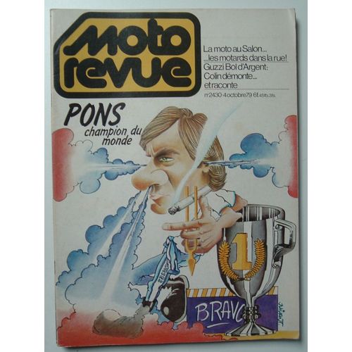 Moto Revue 2430- Moto Guzzi 1000 Le Mans- Pons Champion- Swm 125 Gs 2430 