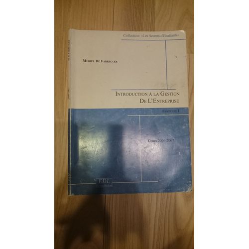 Introduction À La Gestion De L'entreprise
