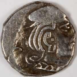 Monnaie Indienne Antique En Argent  Satraps Rudrasena Ii (256¿278)