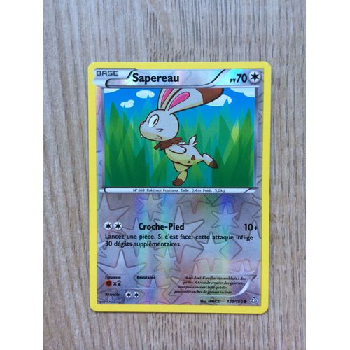 Pokemon Primo Choc Reverse Sapereau 120/160
