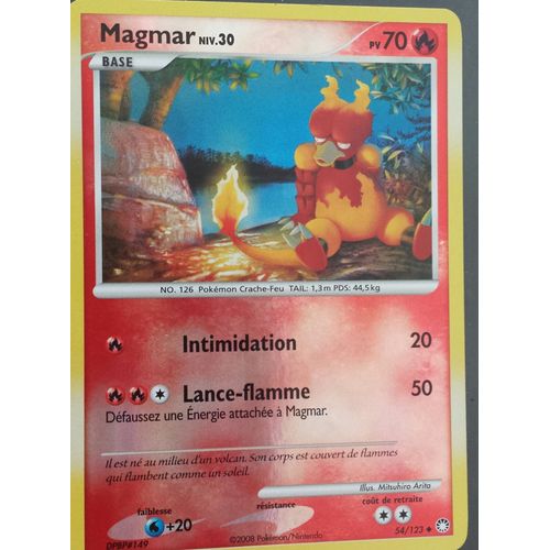 Reverse Magmar Niv 30 - Trésors Mystérieux 54/123 - Cartes Pokemon Françaises