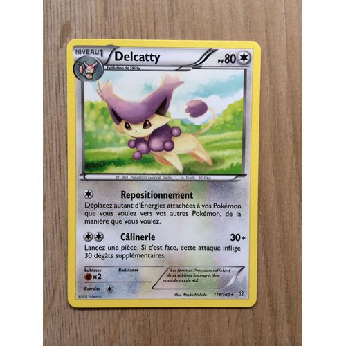 Pokemon Primo Choc Rare Delcatty 114/160