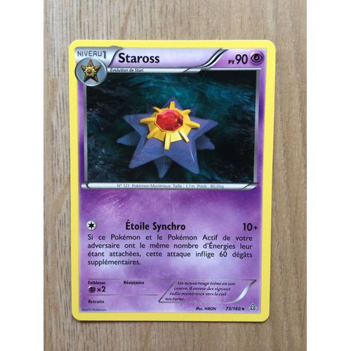 Pokemon Primo Choc Rare Staross 73/160