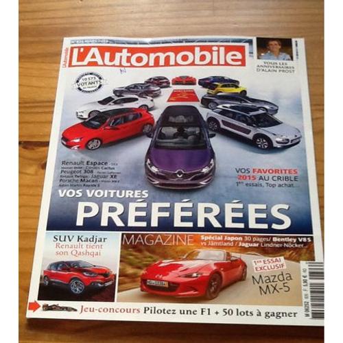 L'automobile 826 Mars 2015