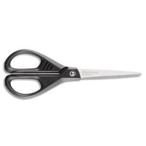 Maped Ciseau Essentials Green 17cm, Anneaux 70% Recyclé, Ergonomique, Lames Et Rivet En Acier Inoxydable