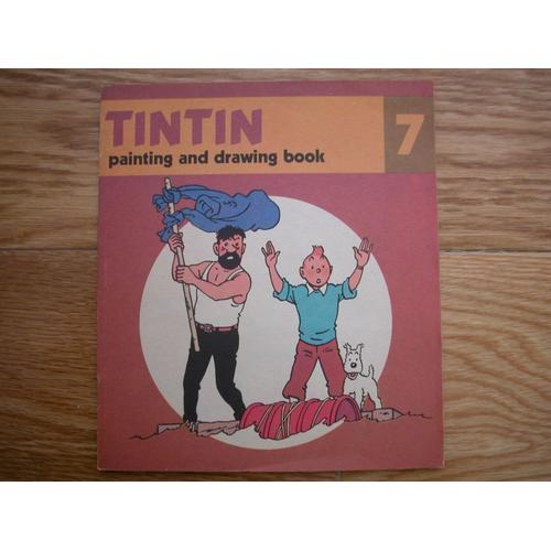 Tintin Painting And Drawing Book Cahier À Dessin 7