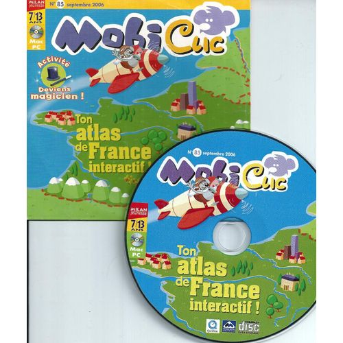 Mobiclic 85 - Ton Atlas De France Interactif + Deviens Magicien