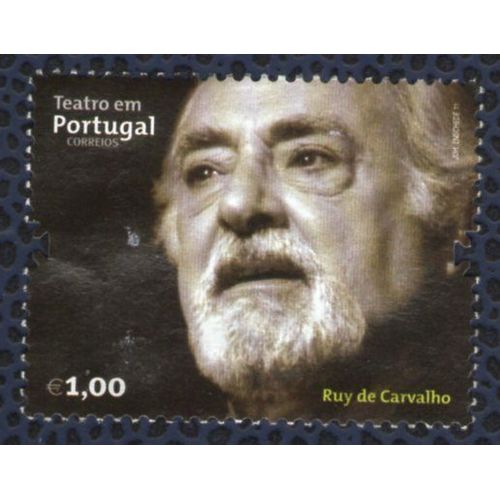 Portugal 2011 Stamp Théâtre Acteur Ruy De Carvalho