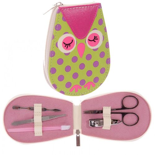 Set Beauté Des Ongles Vert Hiboux