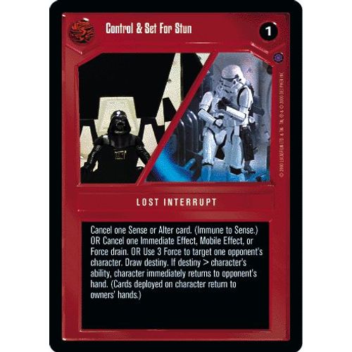 Control & Set For Stun - Reflections 2 - Star Wars Ccg