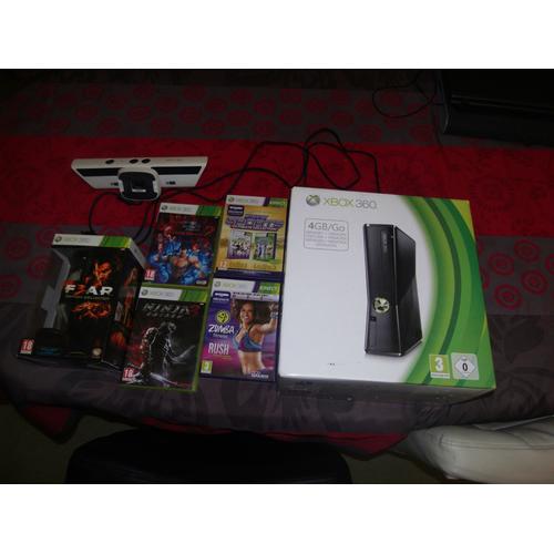 Xbox 360 4go + Kinect + Jeux