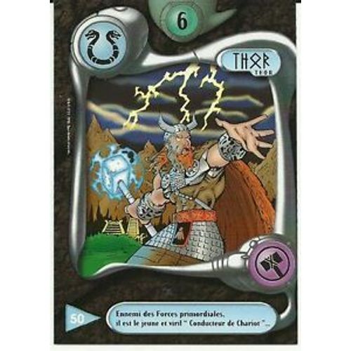 Carte De Collection Deus N°50 : Thor