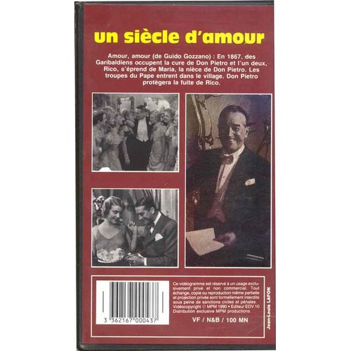 Siecle D Amour Un