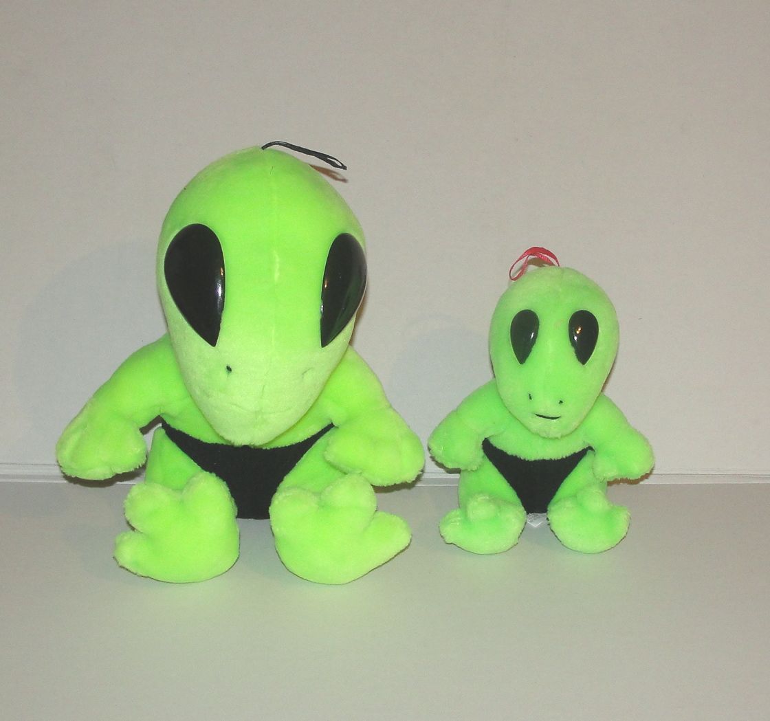 Peluche extraterrestre verte pour bébé -  France