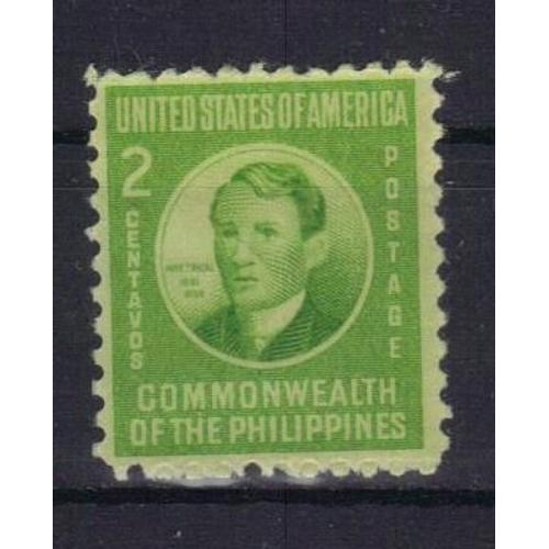 Philippines 1941 Commonwealth : José Rizal - Timbre 2 C. Vert  Neuf Sg