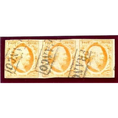 Guillaume Iii Des Pays-Bas Nº 3 Bande De 3 Se Tenant - Rare !