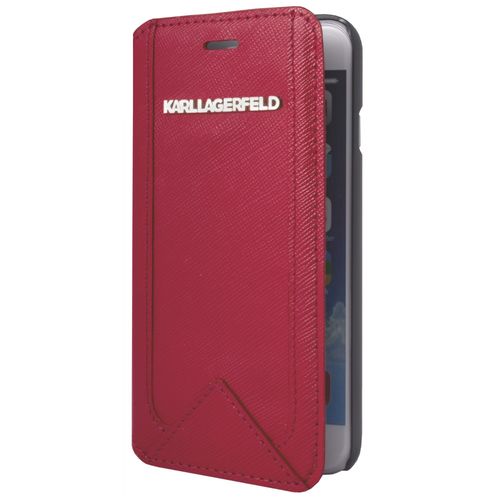 Etui Folio De Marque Karl Lagerfeld Pour Iphone 6 Rouge