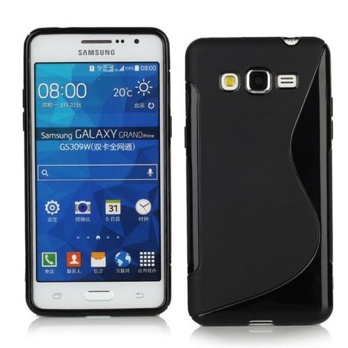 Coque Tpu S Pour Samsung A700 Galaxy A7 -Noir
