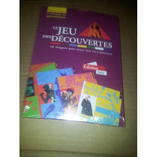 Le Jeu Des Découvertes , 3 Niveaux De Questions 28 Énigmes Pour Jouer Seul Où À Plusieurs Edition 2004 Gallimard 