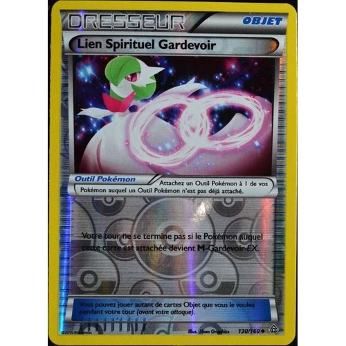 Carte Pokémon 130/160 Lien Spirituel Gardevoir Reverse Xy - Primo Choc Neuf Fr