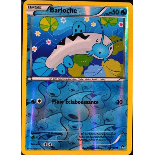 Carte Pokémon 39/160 Barloche 50 Pv Reverse Série Xy05 - Primo Choc Neuf Fr